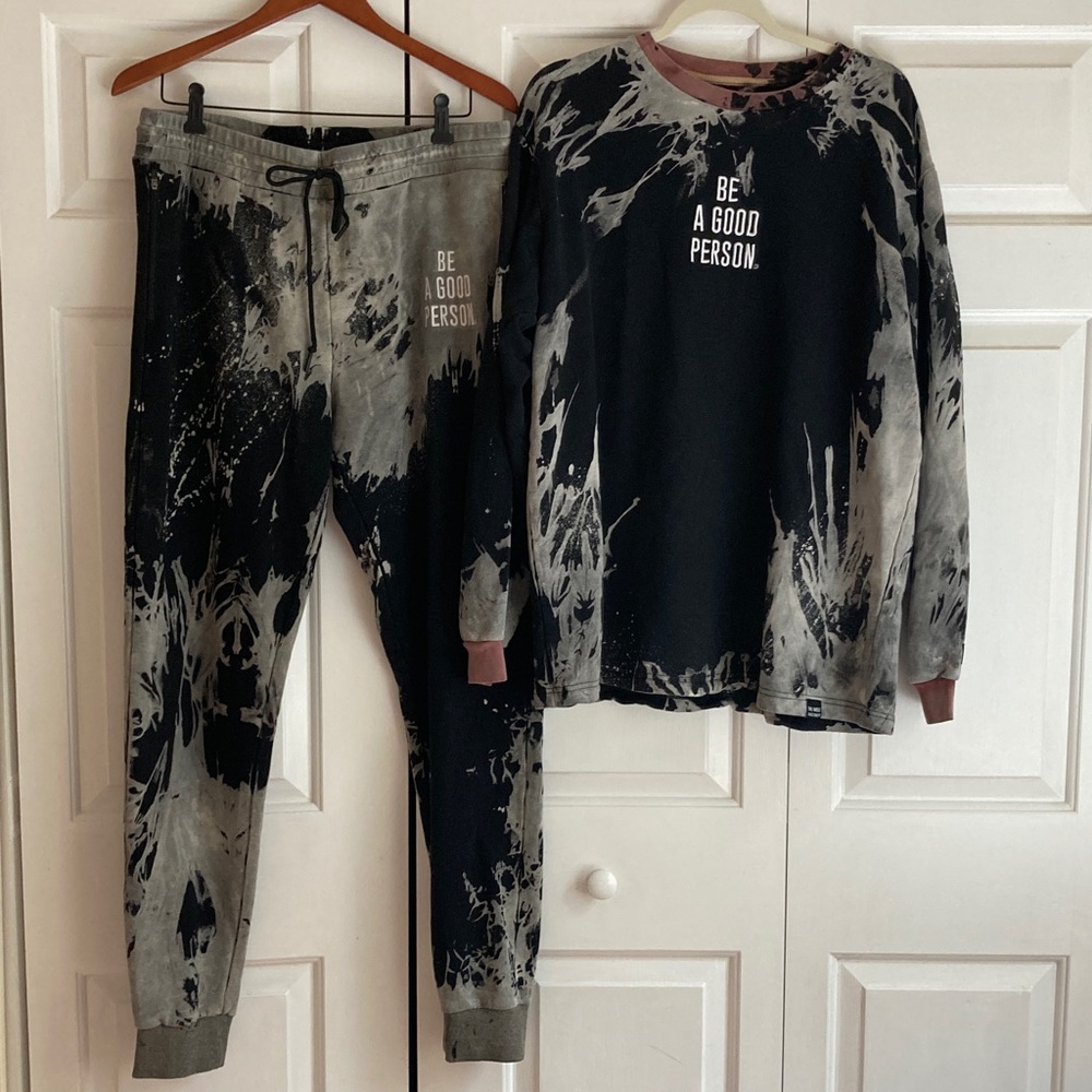BE A GOOD PERSON SWEATSHIRT + JOGGERS SET